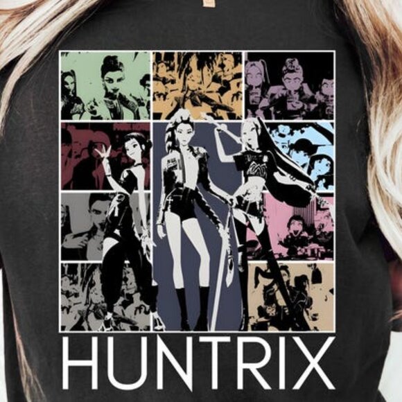 Kpop Demon Hunters Shirt, Huntrix Girl Band Shirt, Kpop Idol Group Shirt 91 - Picture 2 of 5